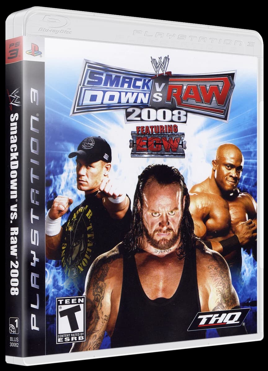 WWE Smackdown vs. Raw 2008 box art