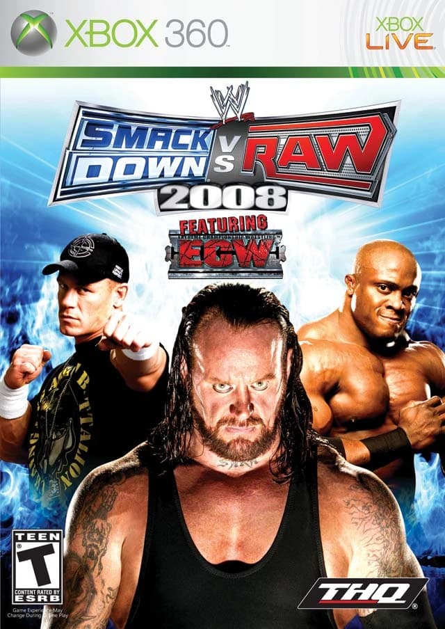 WWE Smackdown vs. Raw 2008 box art