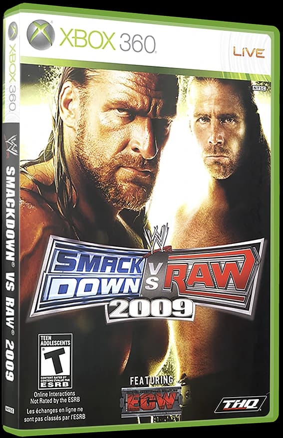 WWE Smackdown vs. Raw 2009 box art