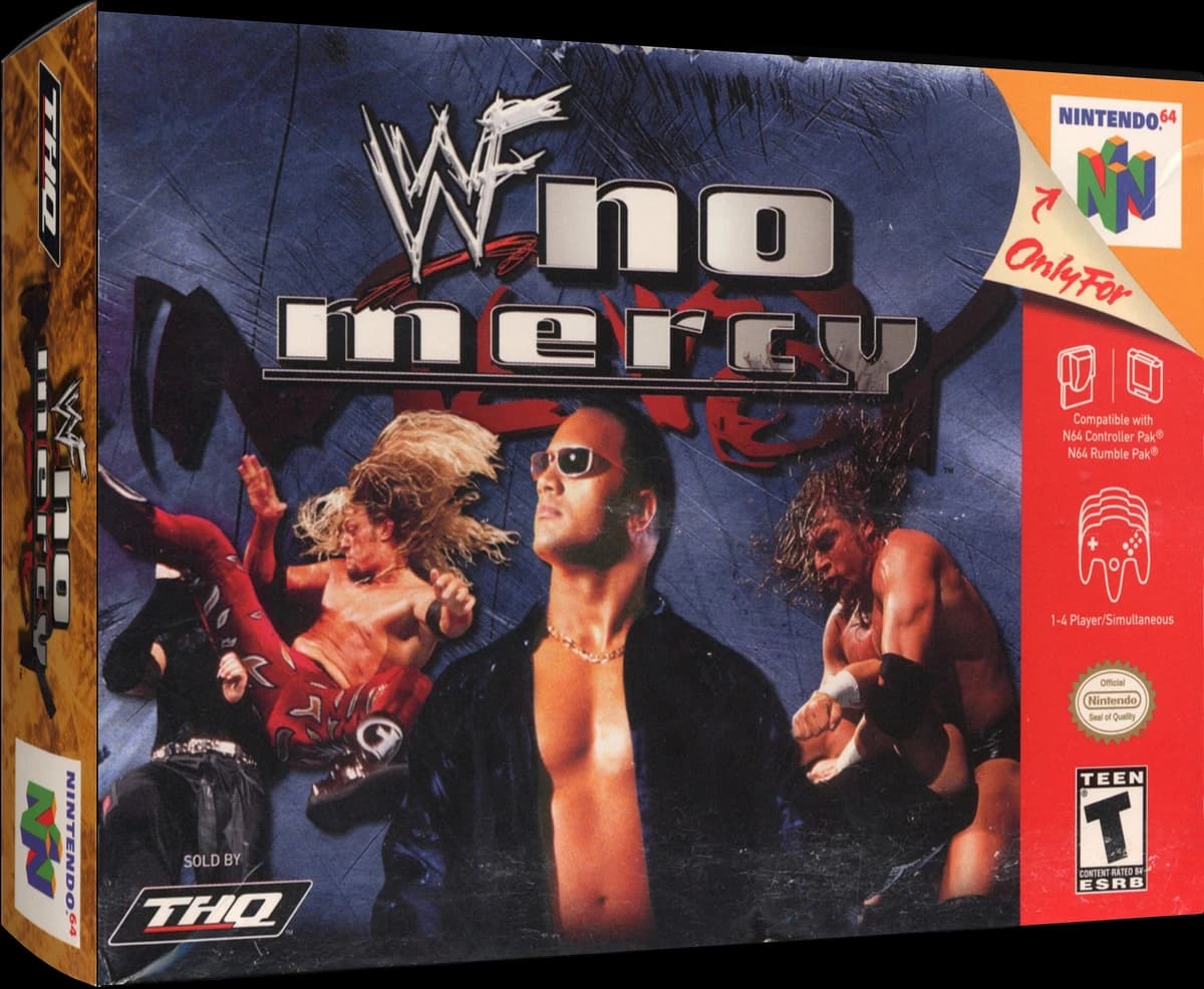 WWF No Mercy box art