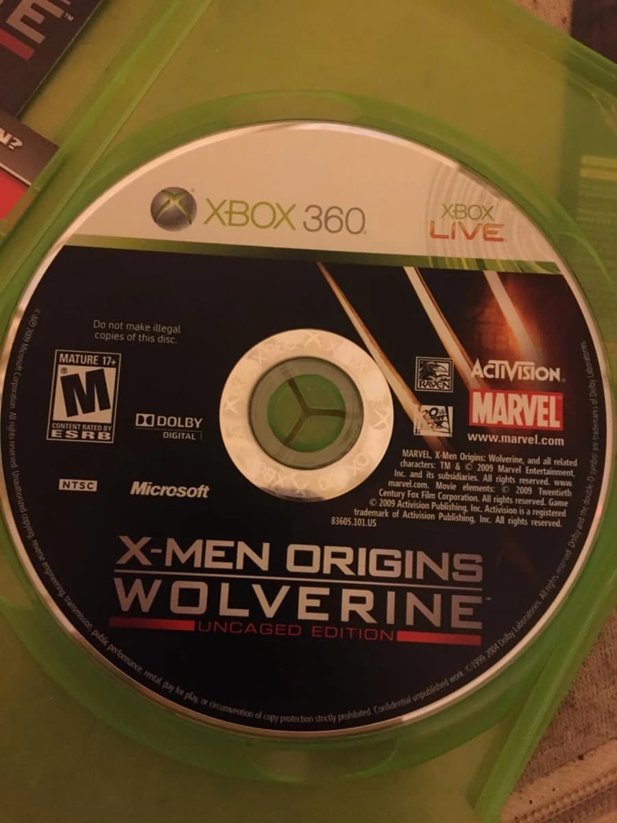 X-Men Origins: Wolverine box art