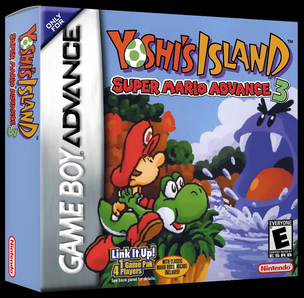 Yoshi's Island: Super Mario Advance 3 box art