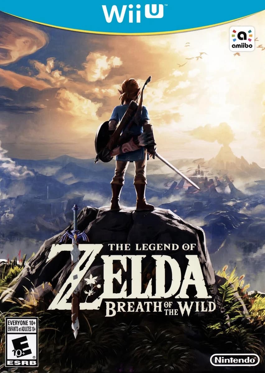 Zelda Breath of the Wild box art