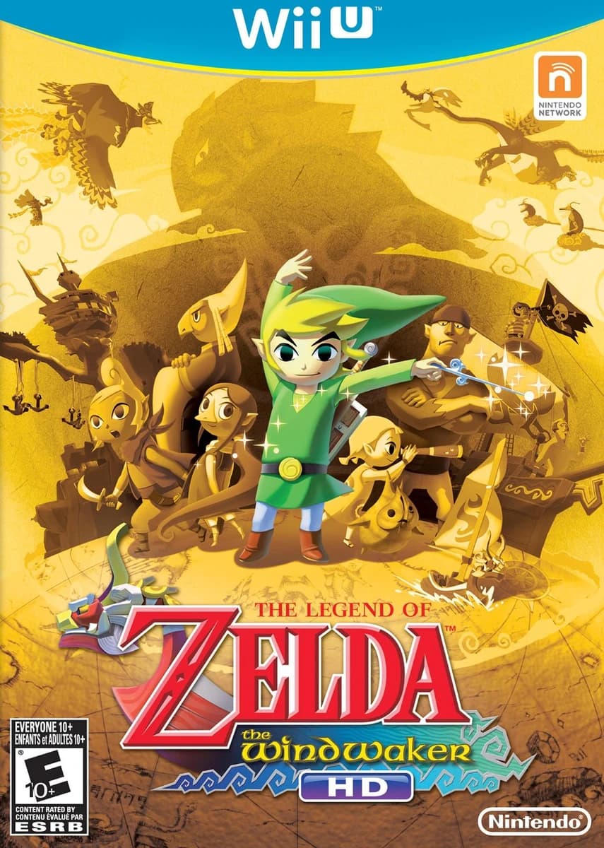 Zelda Wind Waker HD box art
